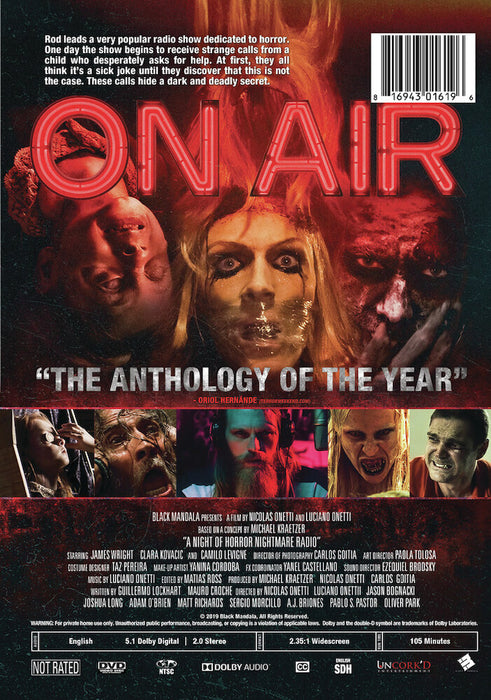 A Night Of Horror - Nightmare Radio (MOD) (DVD Movie) - back cover art