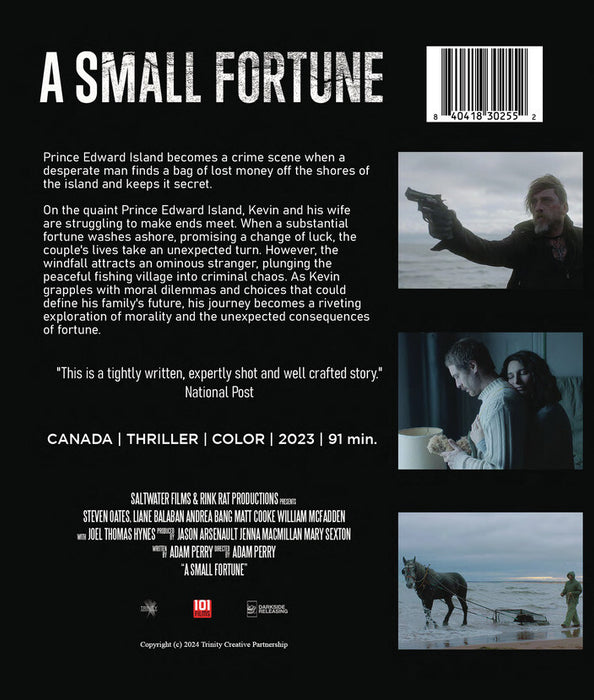 A Small Fortune (MOD) (BluRay Movie) - back cover art