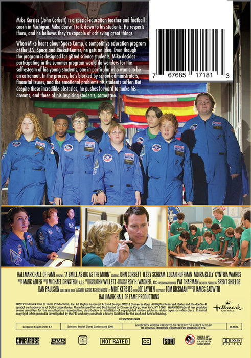 A Smile As Big As the Moon (MOD) (DVD Movie) - back cover art
