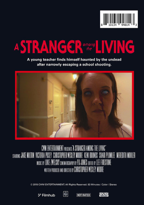 A Stranger Among the Living (MOD) (DVD Movie) - back cover art