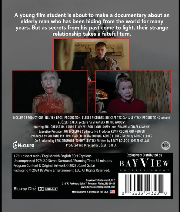 A Stranger in the Woods (MOD) (BluRay Movie) - back cover art