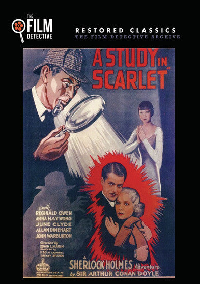 A Study in Scarlet (The Film Detective Restored Version) (MOD) (DVD Movie) - movie cover art