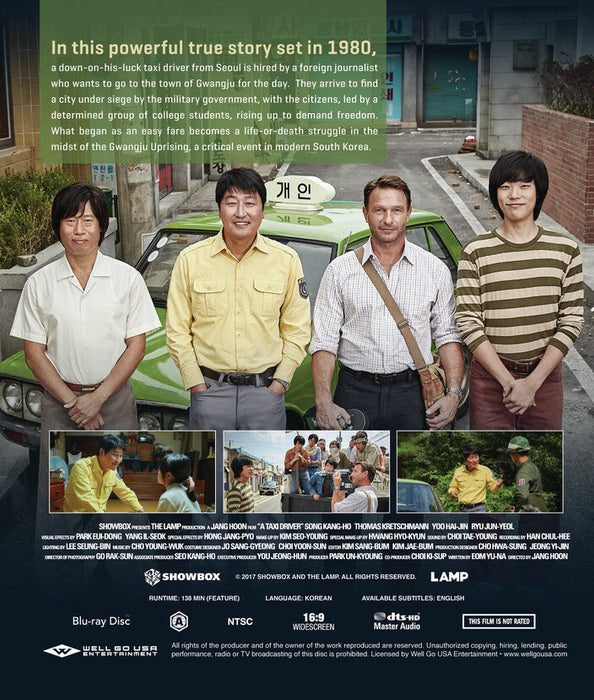 A Taxi Driver (MOD) (BluRay Movie) - back cover art