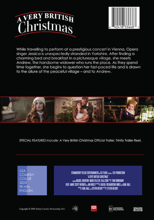 A Very British Christmas (MOD) (DVD Movie) - back cover art