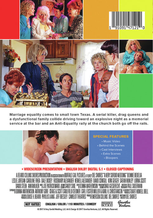 A Very Sordid Wedding (MOD) (DVD Movie) - back cover art