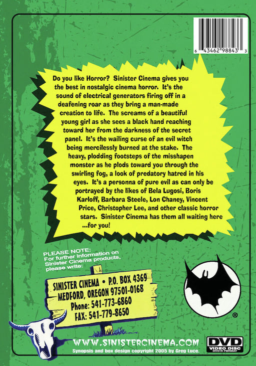 A Virgin Among the Living Dead (Anamorphic Widescreen) (MOD) (DVD Movie) - back cover art