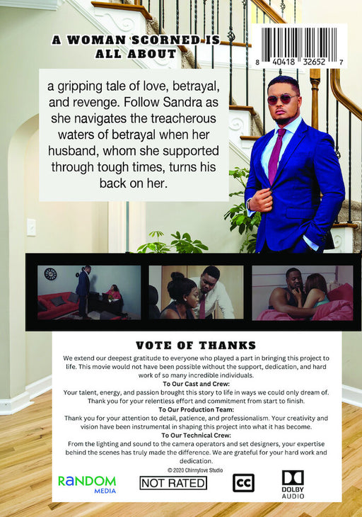 A Woman Scorned (MOD) (DVD Movie) - back cover art