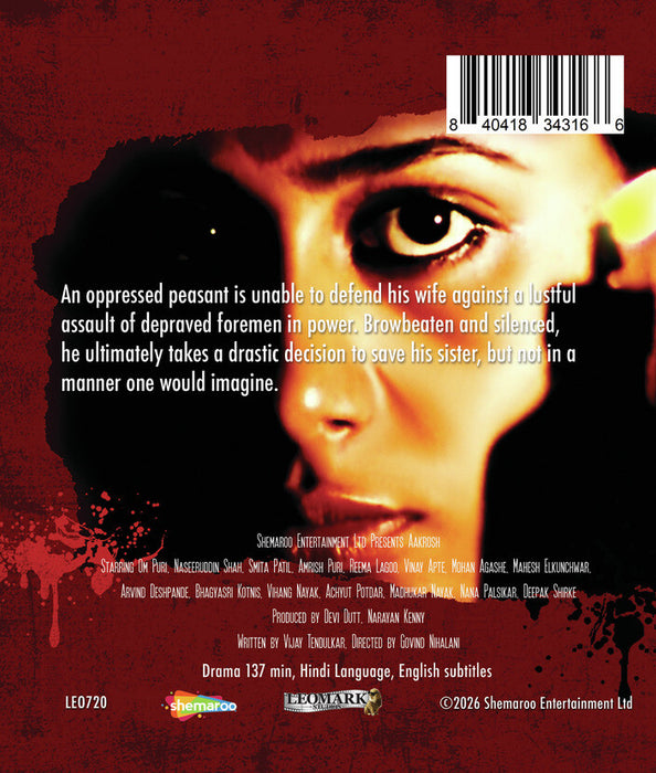 Aakrosh (MOD) (BluRay Movie) - back cover art