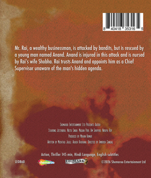 Aatish (MOD) (BluRay Movie) - back cover art