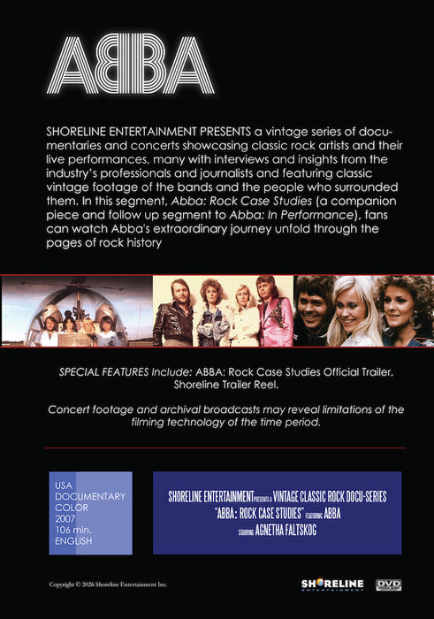 Abba: Rock Case Studies (MOD) (DVD Movie) - back cover art