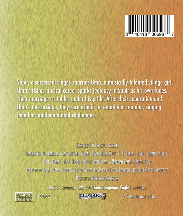 Abhimaan (MOD) (BluRay Movie) - back cover art