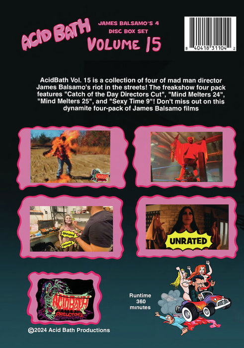 Acid Bath Vol. 15 (MOD) (DVD Movie) - back cover art