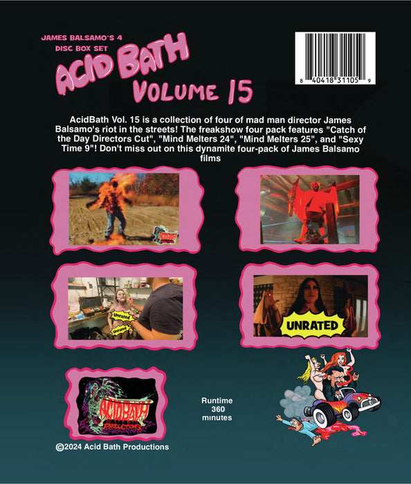 Acid Bath Vol. 15 (MOD) (BluRay Movie) - back cover art