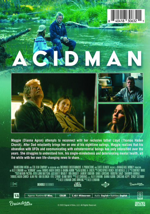 Acidman (MOD) (DVD Movie) - back cover art