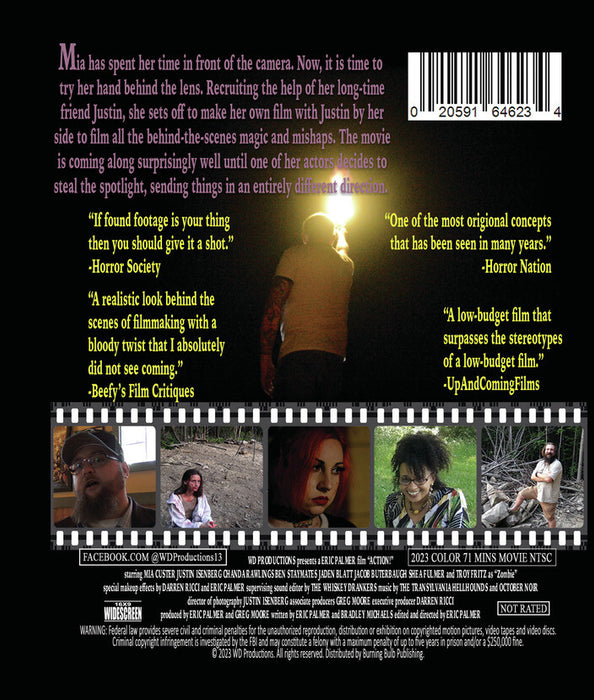 Action! (MOD) (BluRay Movie) - back cover art