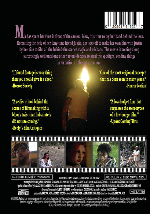 Action! (MOD) (DVD Movie) - back cover art