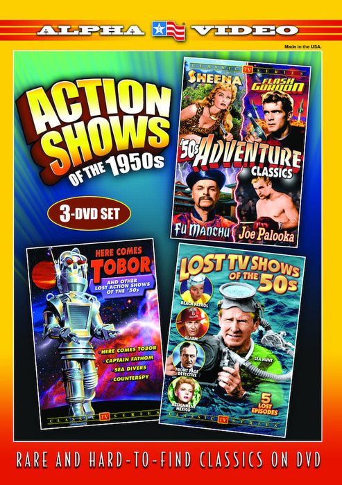 Action Shows of the 1950s (MOD) (DVD Movie) - movie cover art