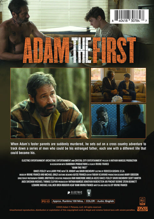 Adam the First (MOD) (DVD Movie) - back cover art