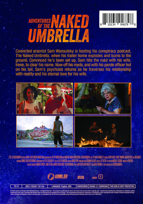 Adventures of the Naked Umbrella (MOD) (DVD Movie) - back cover art