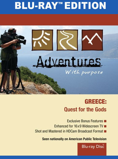 Adventures with Purpose: Greece (MOD) (BluRay Movie) - movie cover art