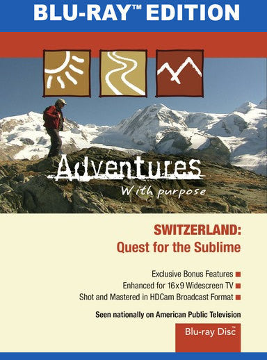 Adventures with Purpose: Switzerland (MOD) (BluRay Movie) - movie cover art