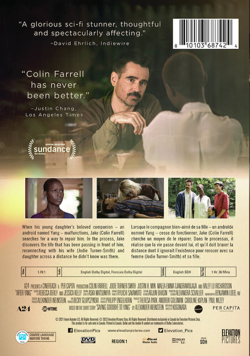 After Yang (MOD) (DVD Movie) - back cover art