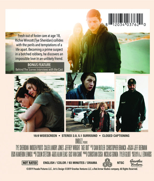 Age Out (MOD) (BluRay Movie) - back cover art