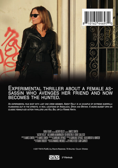 Agent Kelly (MOD) (DVD Movie) - back cover art