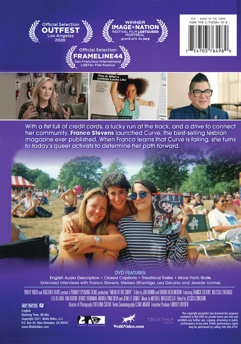Ahead of the Curve (MOD) (DVD Movie) - back cover art