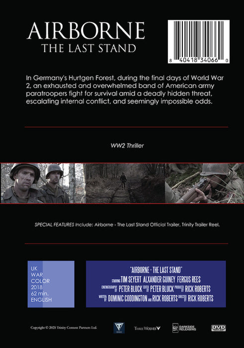 Airborne - The Last Stand (MOD) (DVD Movie) - back cover art