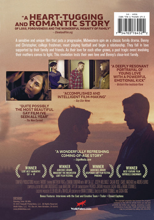 Akron (MOD) (DVD Movie) - back cover art