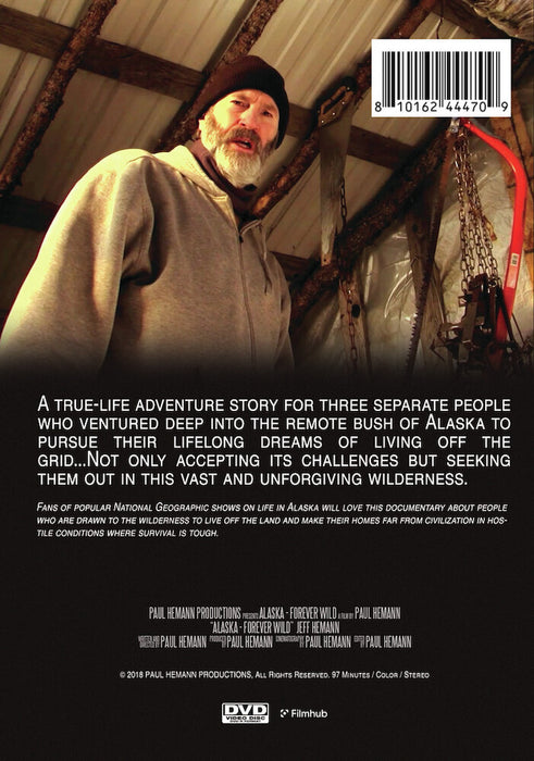 Alaska: Forever Wild (MOD) (DVD Movie) - back cover art