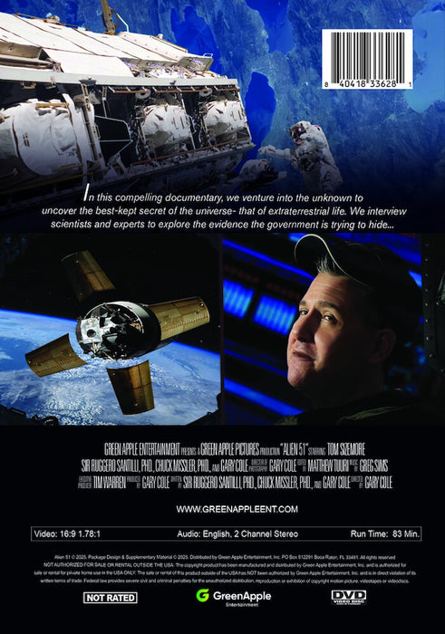 Alien 51 (MOD) (DVD Movie) - back cover art