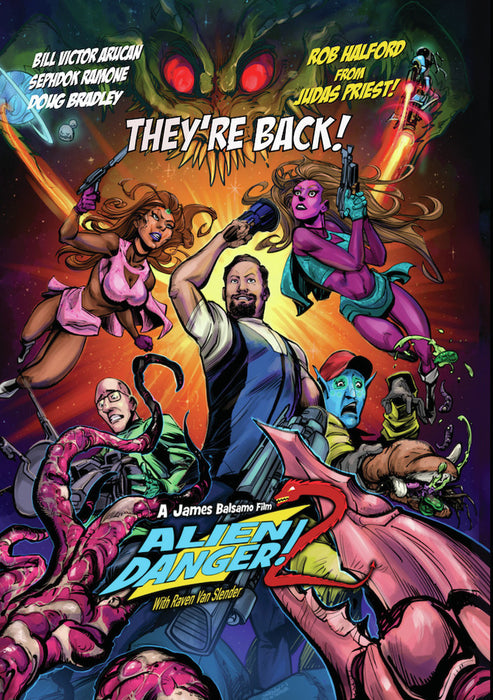 Alien Danger 2! With Raven Van Slender (MOD) (DVD Movie) - movie cover art