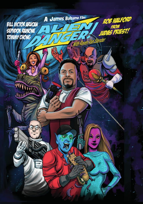 Alien Danger! With Raven Van Slender (MOD) (DVD Movie) - movie cover art