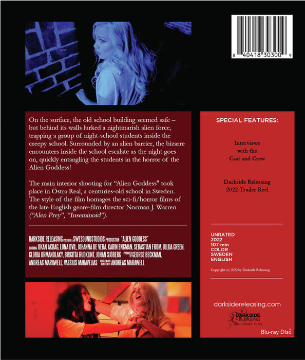 Alien Goddess (MOD) (BluRay Movie) - back cover art