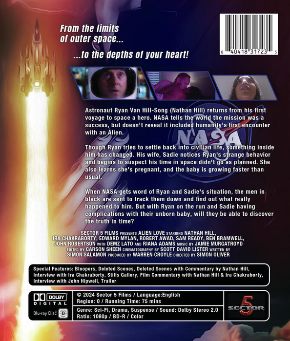Alien Love (MOD) (BluRay Movie) - back cover art