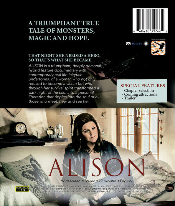 Alison (MOD) (BluRay Movie) - back cover art