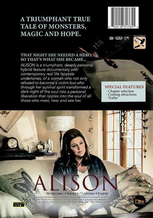 Alison (MOD) (DVD Movie) - back cover art