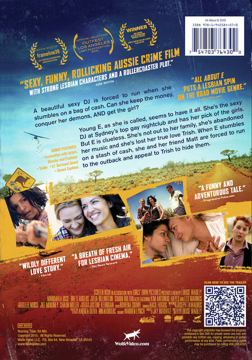 All About E (MOD) (DVD Movie) - back cover art