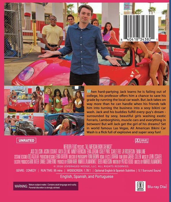 All American Bikini Car Wash (MOD) (BluRay Movie) - back cover art