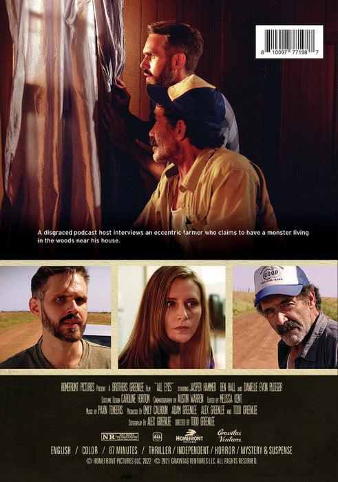 All Eyes (MOD) (DVD Movie) - back cover art