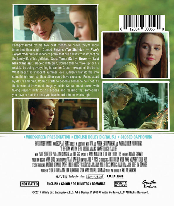 All Summer's End (MOD) (BluRay Movie) - back cover art