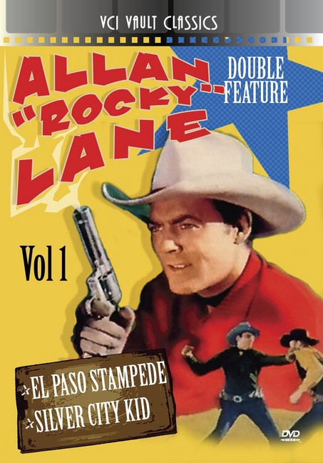 Allan Rocky Lane Western Double Feature Vol 1 (El Paso Stam (MOD) (DVD Movie) - movie cover art