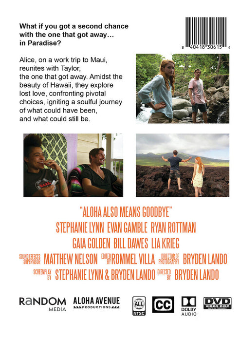 Aloha Also Means Goodbye (MOD) (DVD Movie) - back cover art