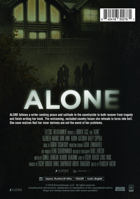 Alone (MOD) (DVD Movie) - back cover art