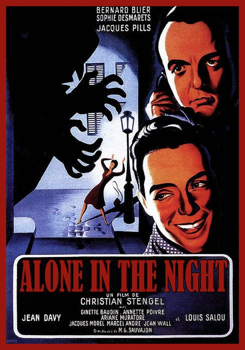 Alone in the Night (aka Seul Dans la Nuit) (MOD) (DVD Movie) - movie cover art