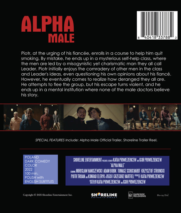 Alpha Male (MOD) (BluRay Movie) - back cover art