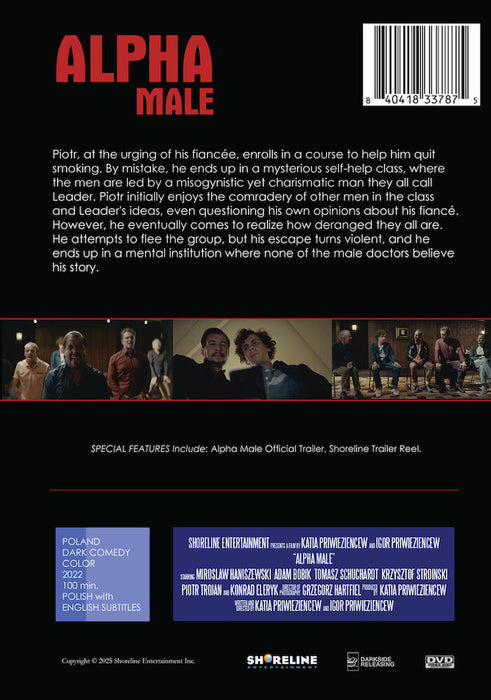 Alpha Male (MOD) (DVD Movie) - back cover art