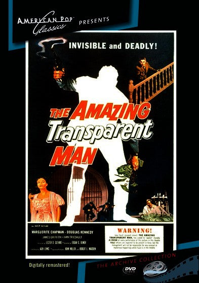 Amazing Transparent Man (MOD) (DVD Movie) - movie cover art